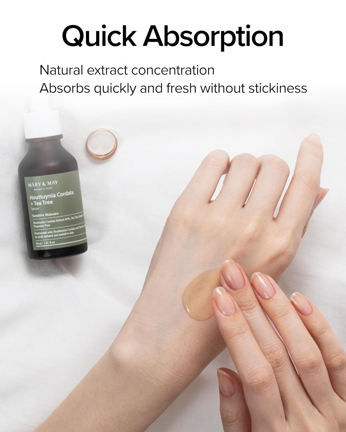 Mary & May - Houttuynia Cordata +Tea Tree Serum 30ml - Makeup Stash Pakistan