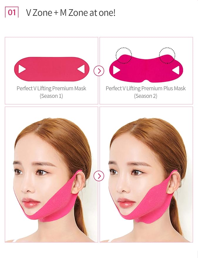 Face Contouring Mask, Hydrating Sheet Mask,V-Line Lifting Mask, Korean Skincare Mask, Firming Face Mask, Anti-Aging Sheet Mask, Facial Lifting Mask, Youthful Skin Mask , Makeup Stash Pakistan