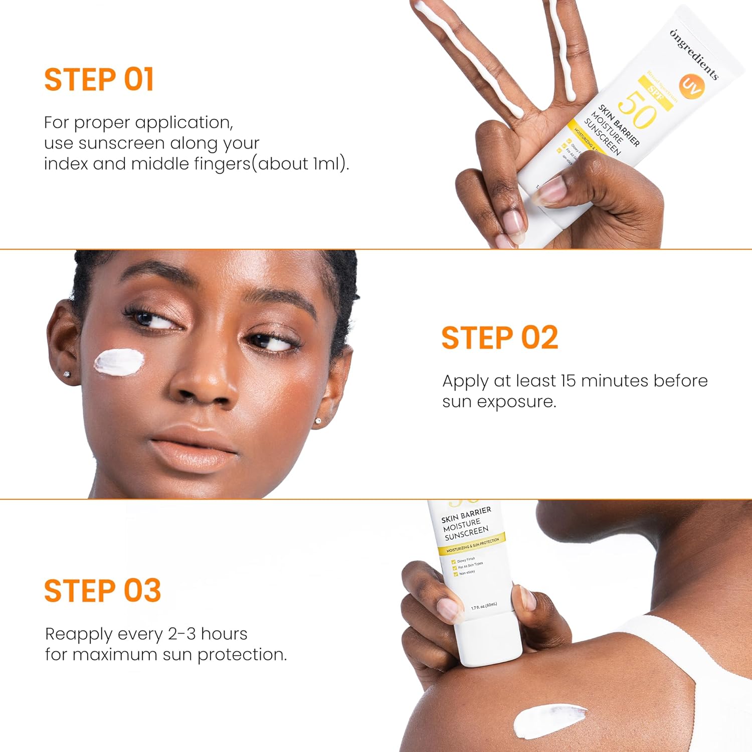 Ongredients,Sun Cream,SPF Protection,Hydrating,Korean Sunscreen,Daily sun protection korea,Makeupstashpk