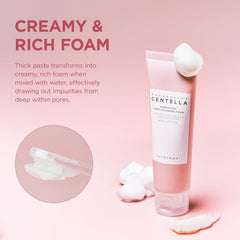 SKIN1004, Poremizing Cleansing Foam, Korean face wash, pore cleansing foam, Centella cleanser, deep cleansing foam, oily skin face wash, acne-prone skin cleanser, Korean skincare, pore care cleanser,Makeupstashpk