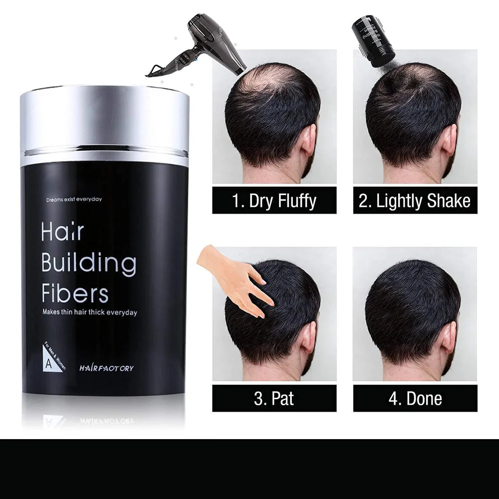Instant Hair, Thickening Fibers, Fuller, Natural Looking Hair, Makeup Stash Pakistan