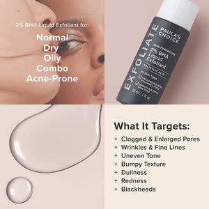 Blackhead Treatment, Pore Minimizer, Acne Solution, Chemical Exfoliant, Travel Size Skincare, Mini Exfoliant, Clear Skin Routine - Makeup Stash Pakistan