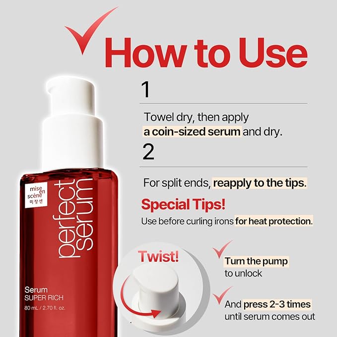 Mise En Scene - Perfect Serum Super Rich 80ml - Makeup Stash Pakistan