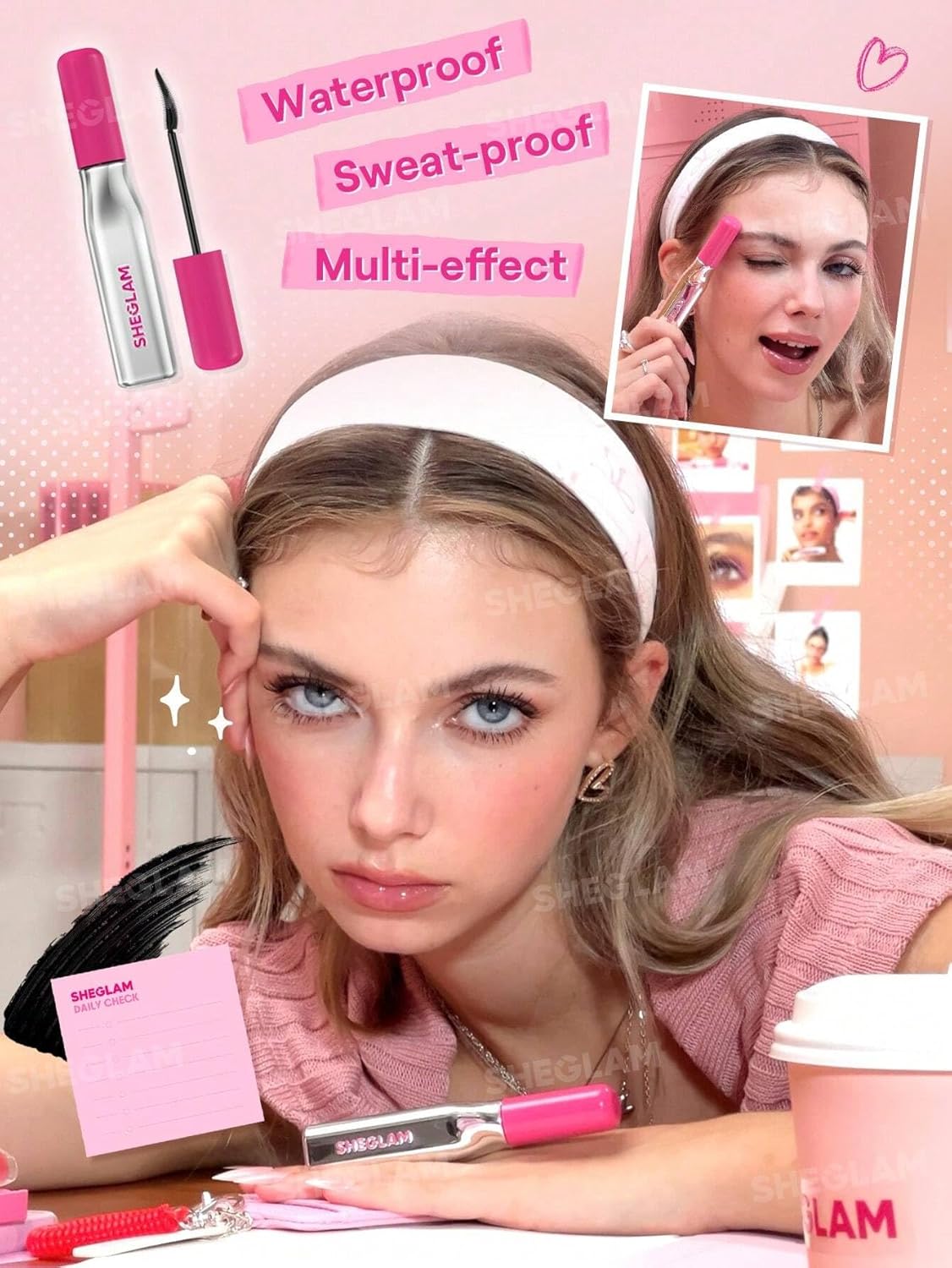 Sheglam mascara, ultra lash lift mascara, lengthening mascara, lifting mascara, volume mascara, long lasting mascara pakistan, eye makeup mascara, clump free mascara,Makeupstashpk