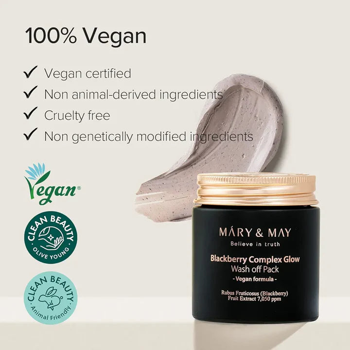 Brightening , Deep-Cleansing Face Mask , Glowing skin mask , Hydrating wash off mask , Blackberry face mask , Makeupstashpk