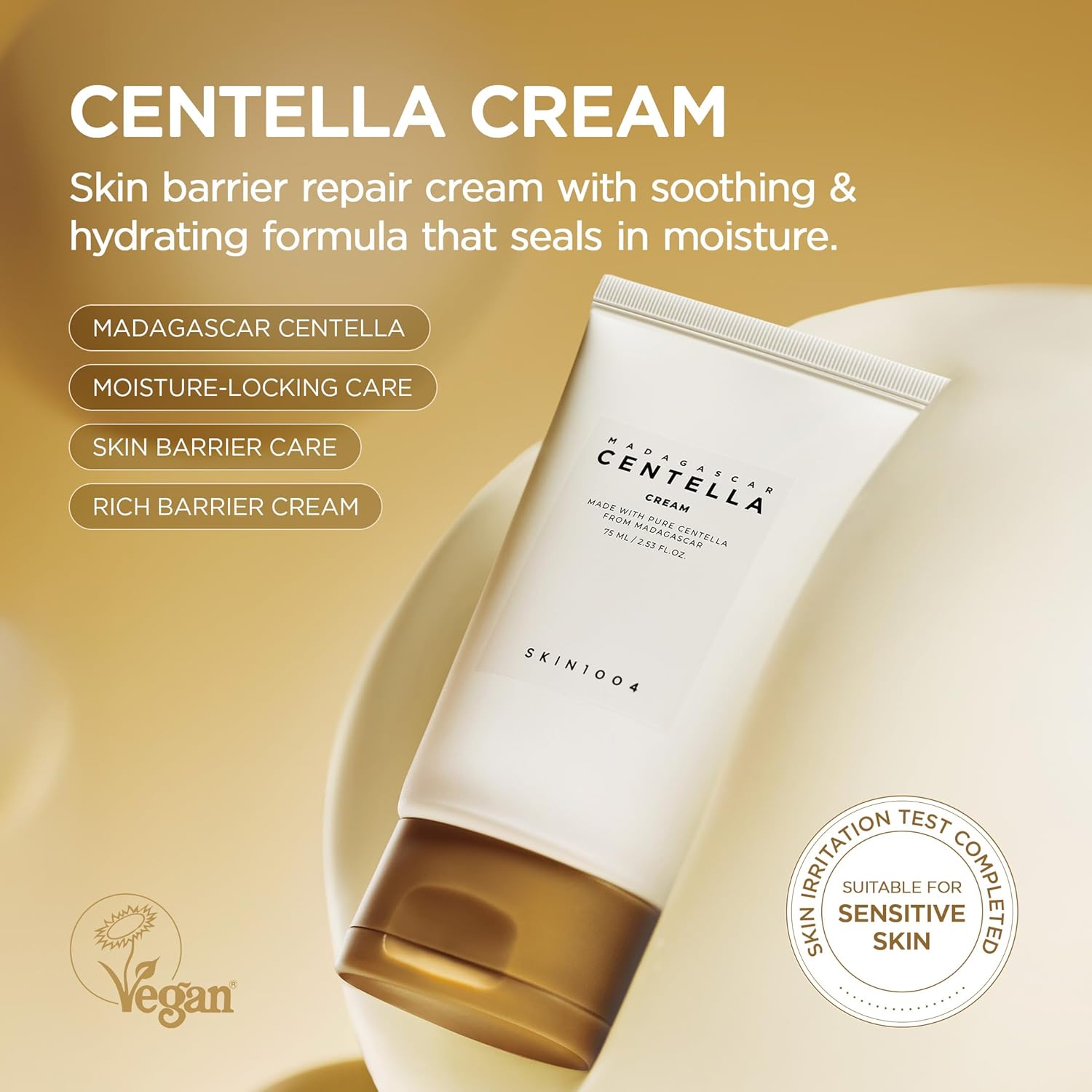 Centella Cream, Korean moisturizer, Centella cream, soothing moisturizer, hydrating face cream, sensitive skin moisturizer, Korean skincare, skin barrier repair cream, calming cream, acne-prone skin moisturizer, lightweight moisturizer - Makeup Stash Pakistan