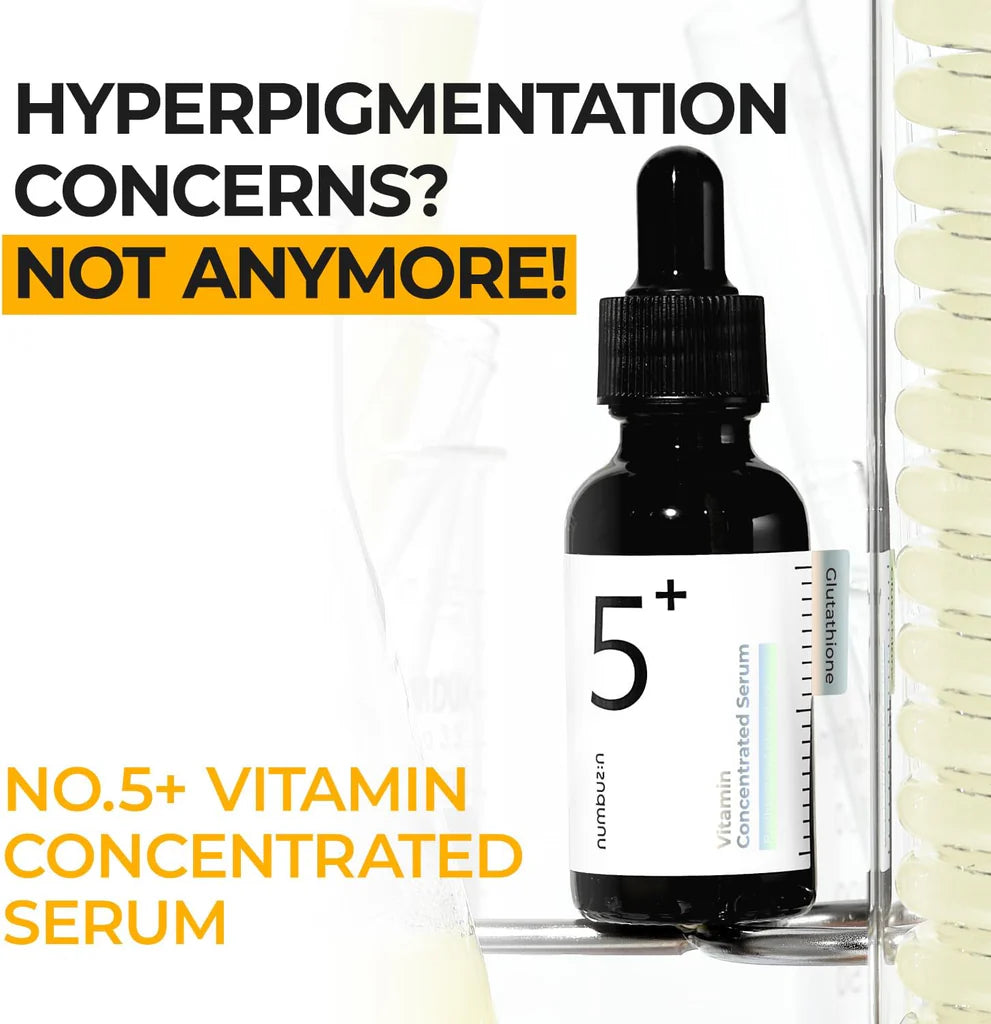 Numbuzin – No.5 Glutathione Vitamin Concentrated Serum 30ml - Makeup Stash Pakistan
