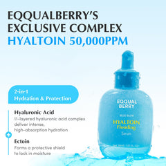 Eqqualberry serum, hyaluronic acid serum, hydrating flooding serum, moisture boost serum, skin barrier repair serum, deep hydration skincare, Korean hydrating serum,Makeupstashpk