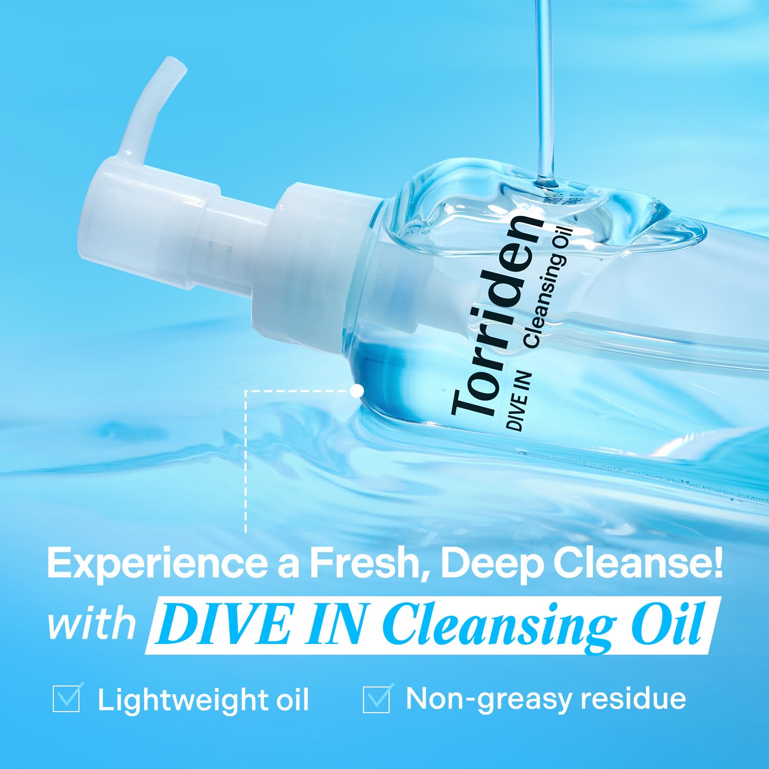 Torriden, Cleansing Oil, Korean Cleansing Oil, Makeup Remover Oil, Hyaluronic Acid Cleanser, Torriden DIVE IN Cleansing Oil, Deep Cleansing Oil, Gentle Face Oil Cleanser, Double Cleansing Oil, Hydrating Cleansing Oil - Makeupstashpk