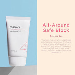 Missha - All-Around Safe Block Essence Sun SPF45 PA+++ 50ml - Makeup Stash Pakistan