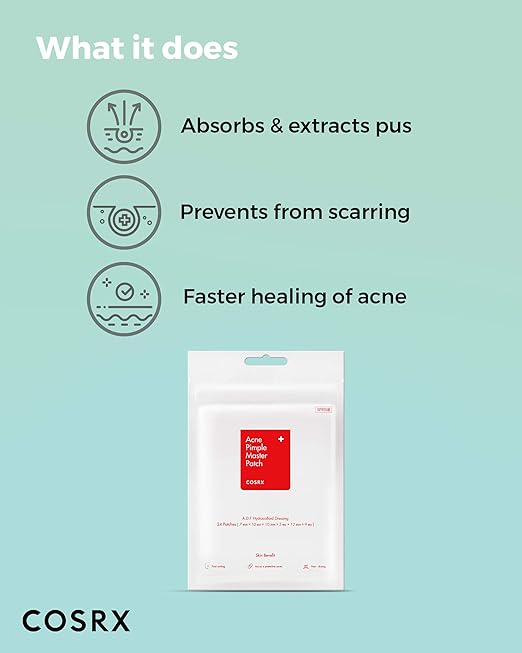 COSRX Acne Pimple Master Patch – Hydrocolloid Spot Treatment for Pimples & Breakouts
