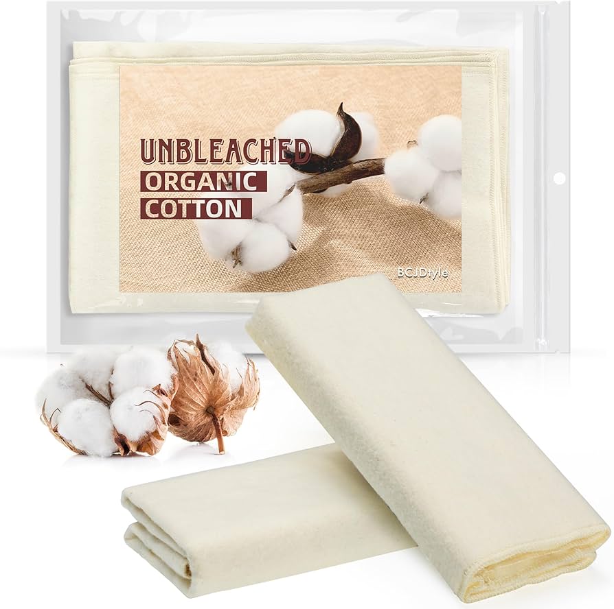 Good Feel Organic Cotton Unbleached Large Size 28 - Makeup Stash Pakistan