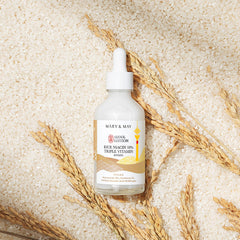 Mary & May - Rice niacin 10% Triple Vitamin Serum 80ml - Makeup Stash Pakistan