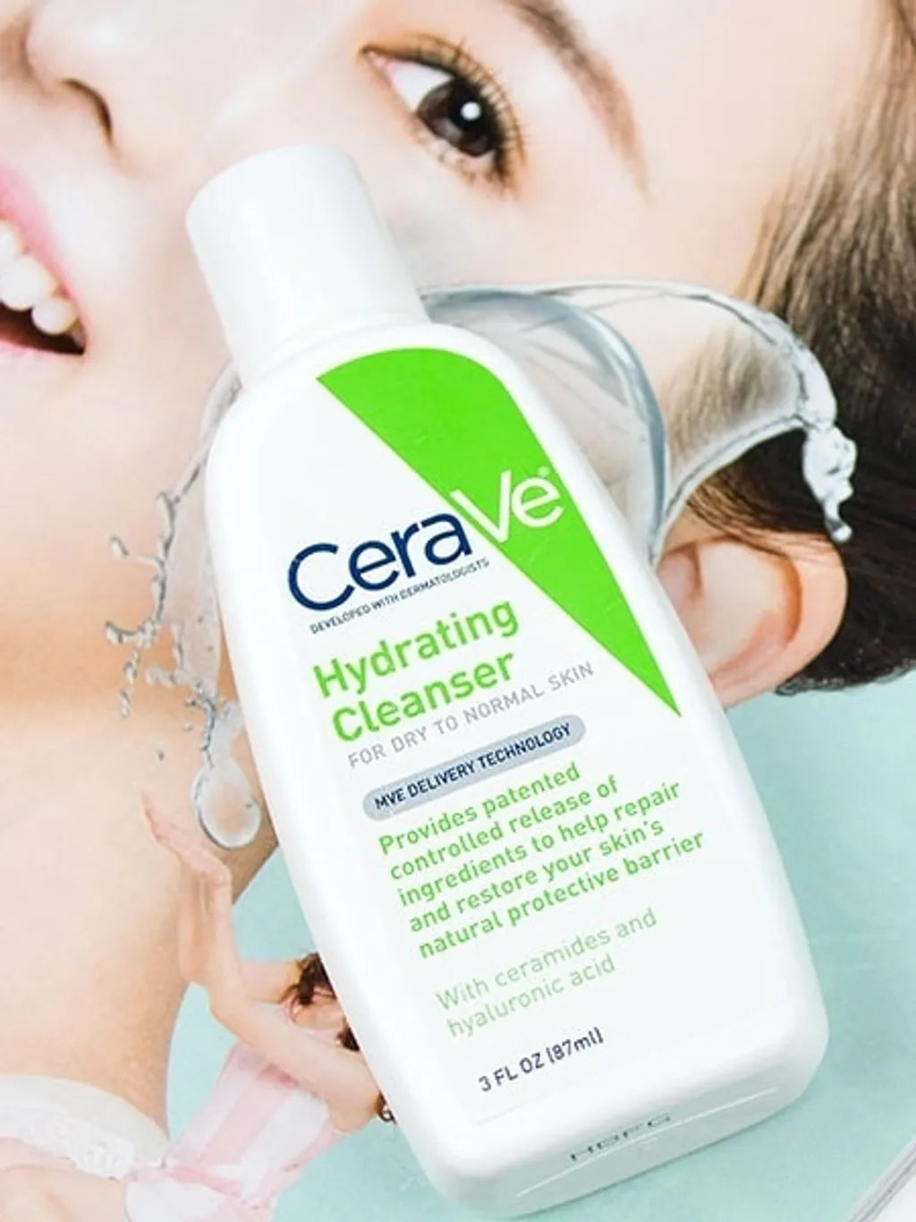 Hydrating Foaming Cleanser, CeraVe Face Wash, Ceramide Cleanser,
Hyaluronic Acid Cleanser, Cleanser for Dry Skin, Sensitive Skin Cleanser,
Cream to Foam Cleanser,, Gentle Facial Cleanser - Makeup Stash Pakistan 