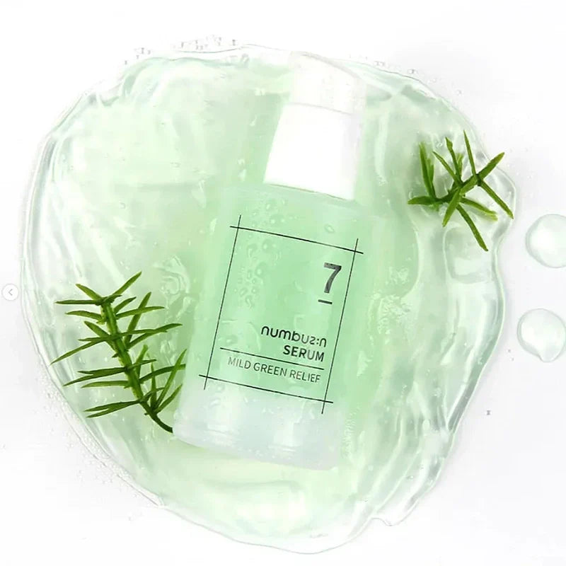 Numbuzin - No.7 Mild Green Soothing Serum 50ml - Makeup Stash Pakistan
