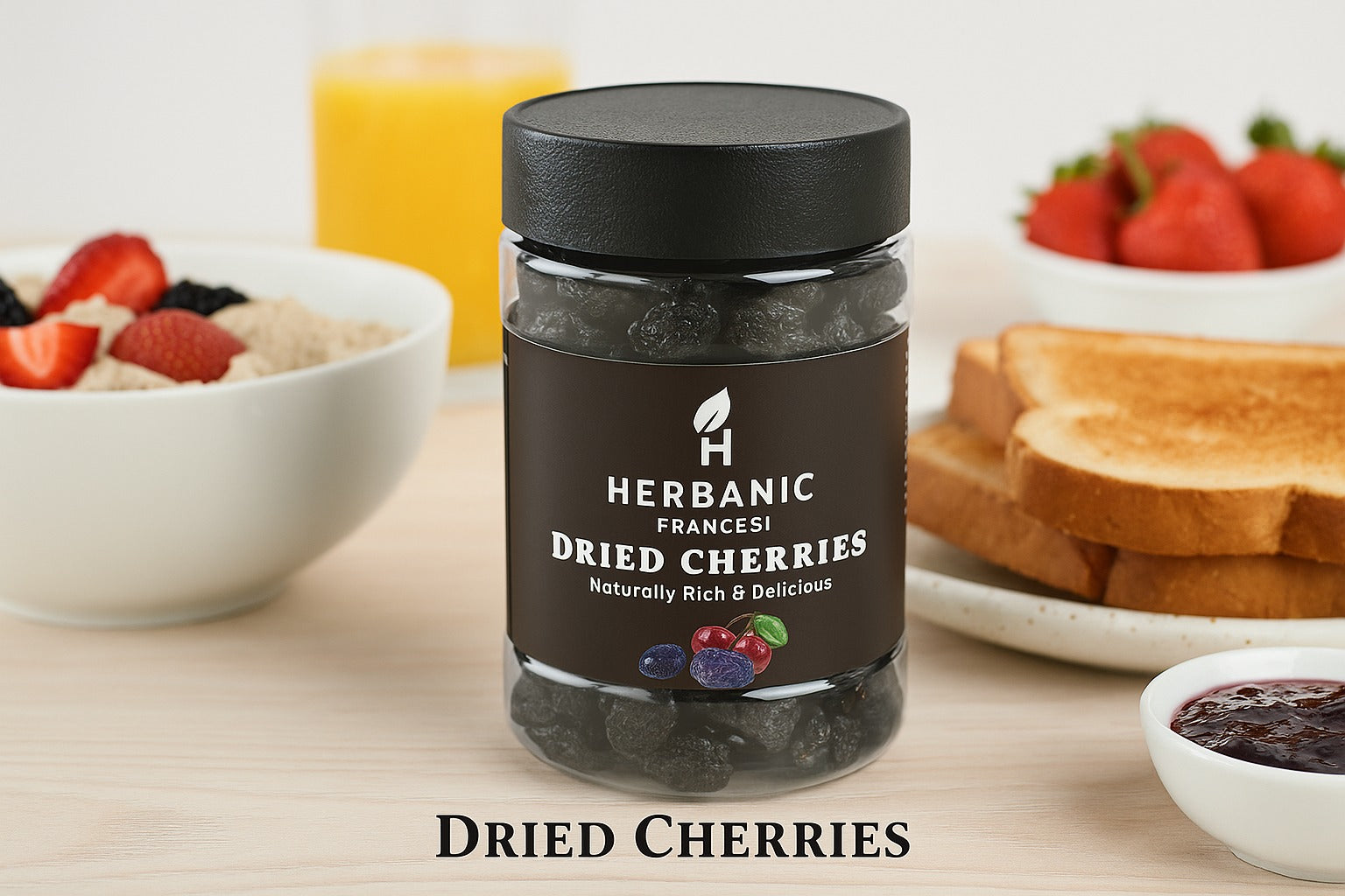 Herbanic Francesi Dried Cherries 250g - Makeup Stash Pakistan
