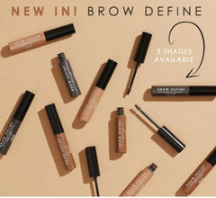 MUA Brow Define - Tinted Brow Mascara With Fibre - Mid Brown
