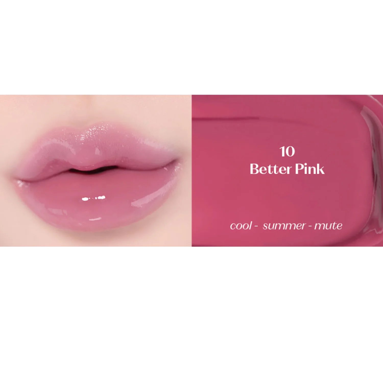 Etude House - Over Glowy  Lip Tint 3g No#10 Better Pink - Makeup Stash Pakistan