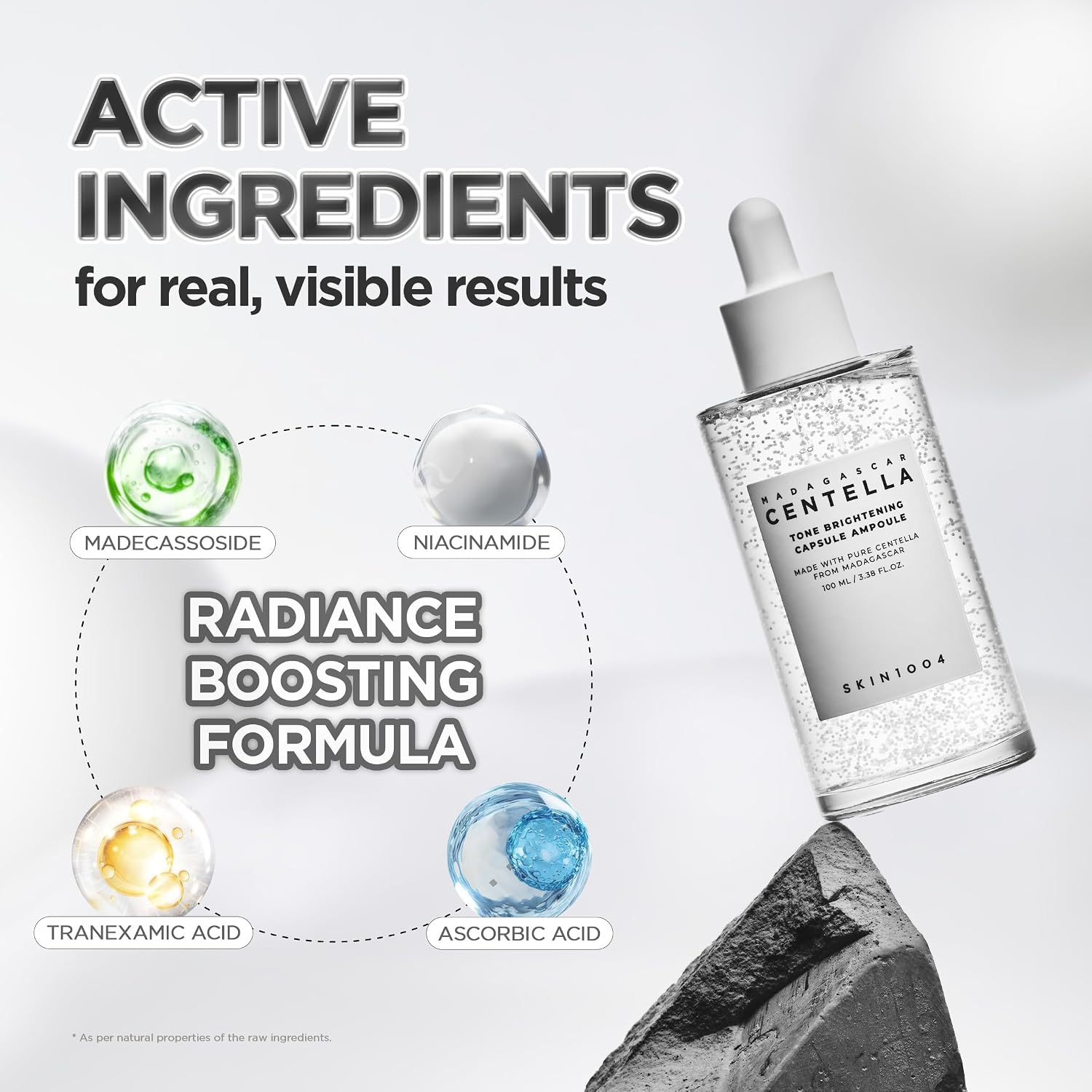 Dark Spot Corrector,Hyperpigmentation Treatment, Glowing Skin Serum, Sensitive Skin Care, Hydrating Ampoule, K Beauty Skincare, Skin Barrier Repair, Even Skin Tone, Centella Skincare, Facial Serum, Korean Beauty Products, Radiant Skin Care - Makeustashpk