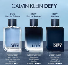 CK Defy Men Eau de Toilette 100ml – Fresh, Modern Woody Masculine Fragrance