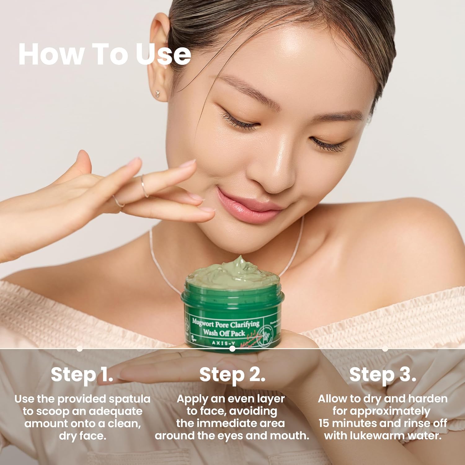 Axis-Y,Face Mask,Soothing Korean Face Mask,Wash-Off Pack,deep cleansing mask,Makeupstashpk