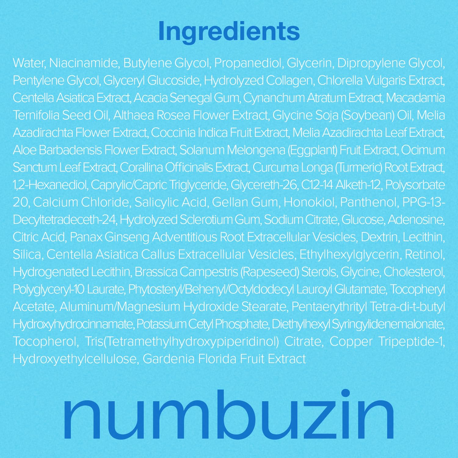 Numbuzin - No.3 Blue Bio-Retinol Pore Refining Serum 30ml - Makeup Stash Pakistan