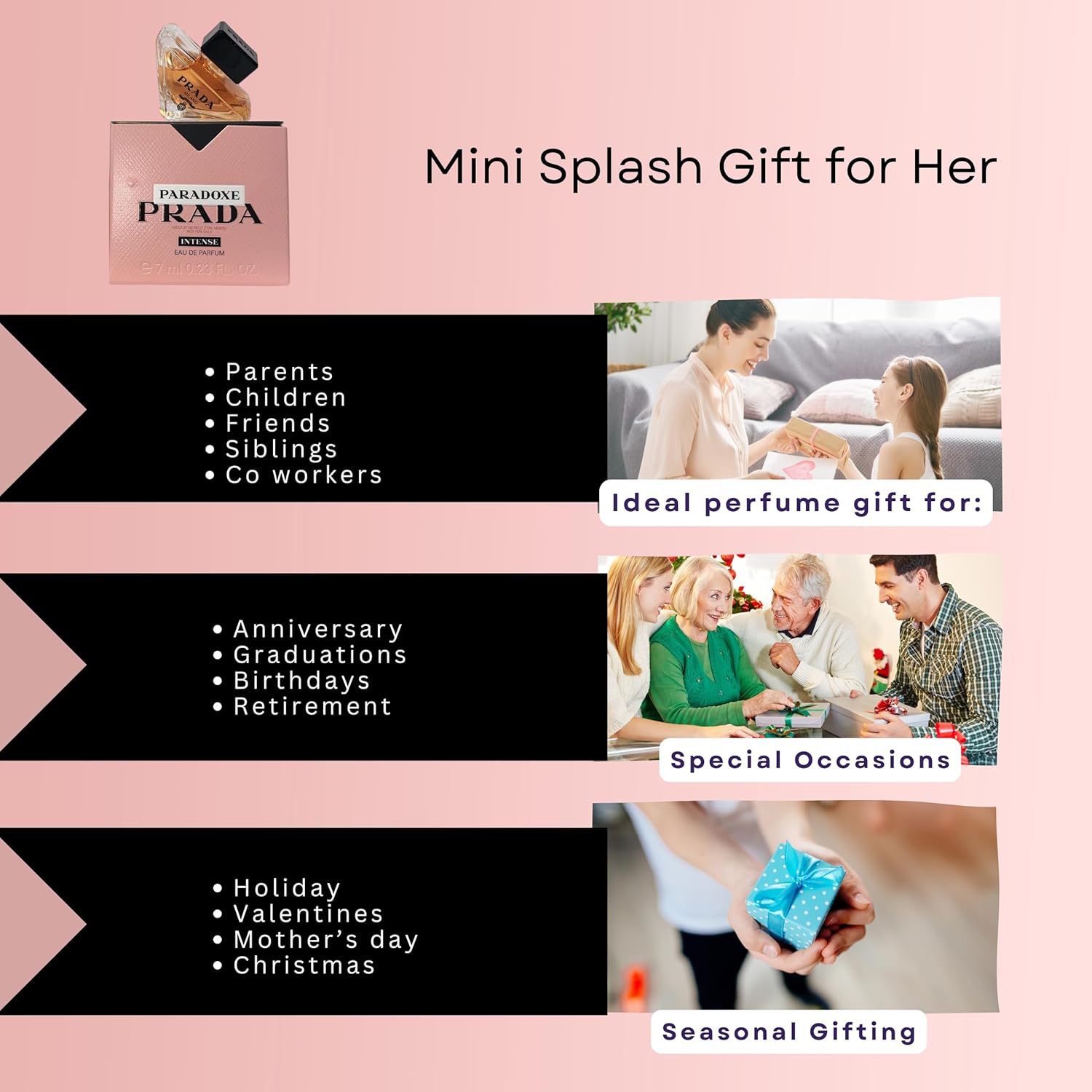Luxury Perfume Mini, Travel Size Perfume, Floral Amber Perfume, Designer Fragrance,Long Lasting Perfume, Gift Perfume, Premium Scent, Splash Perfume - Makeup Stash Pakistan