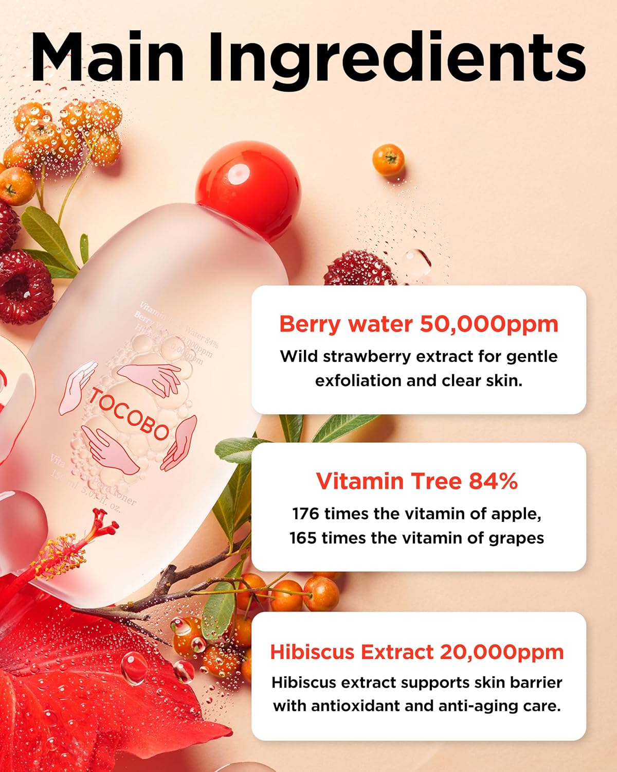 berry pore toner, korean facial toner, pore minimizing toner, brightening toner k beauty, vitamin toner, oily skin toner, refining toner, hydrating toner - Makeup Stash Pakistan