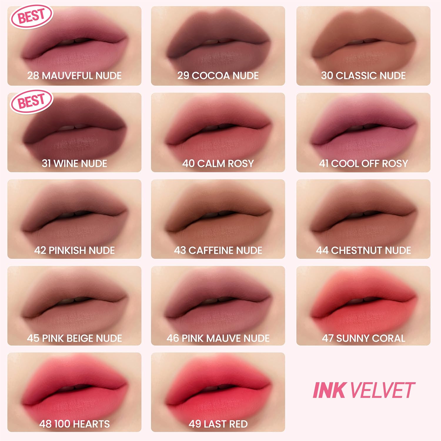 Velvet Lip Tint - High Pigment Color, Longwear, Weightless, Not Animal Tested, Gluten-Free, Paraben-Free, Matte Korean Coral Lip Tin, Velvet lip tint, orange coral tint, Makeup Stash Pakistan