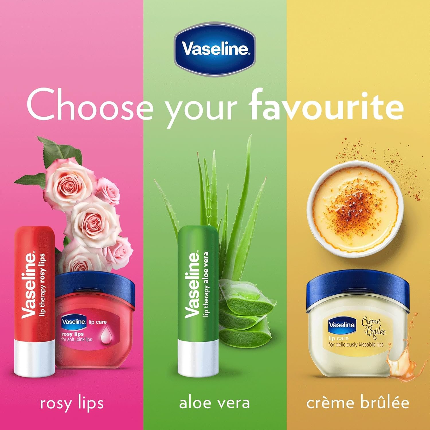 Vaseline - Lip Therapy Rosy Lips 4.8g - Makeup Stash Pakistan