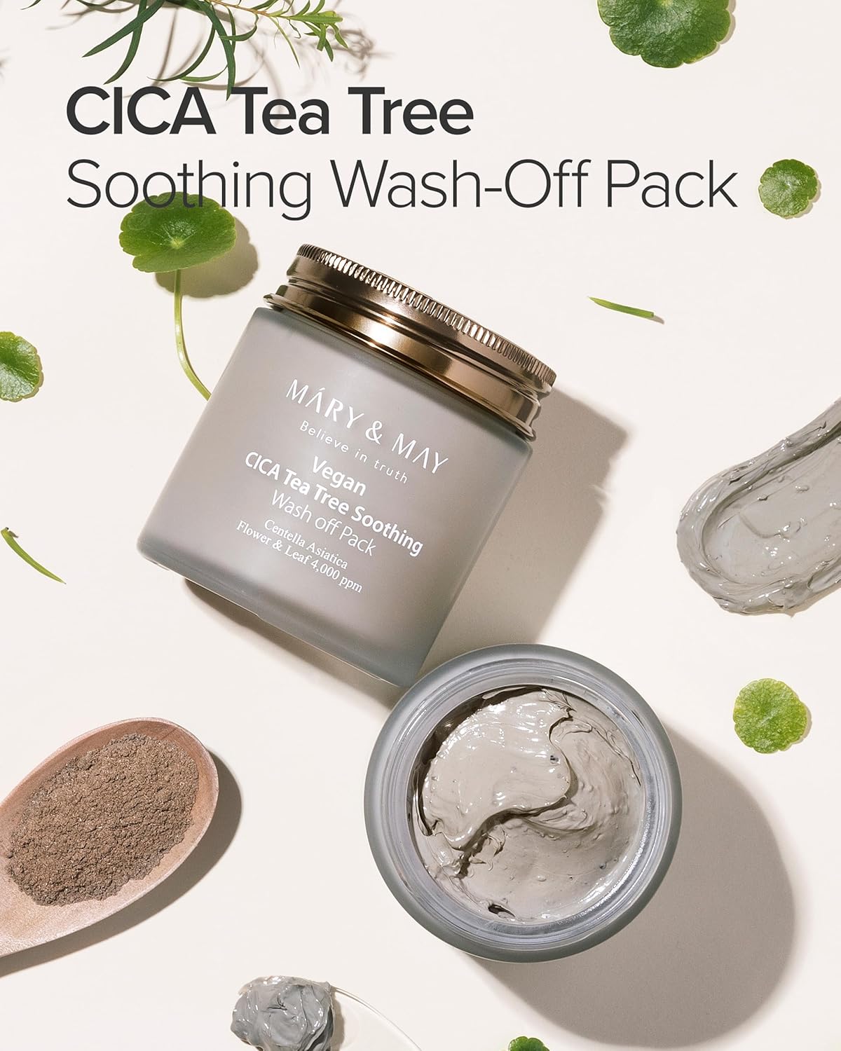 Mary & May - Cica Tea Tree Soothing Wash Off  Mask 30g - Makeup Stash Pakistan