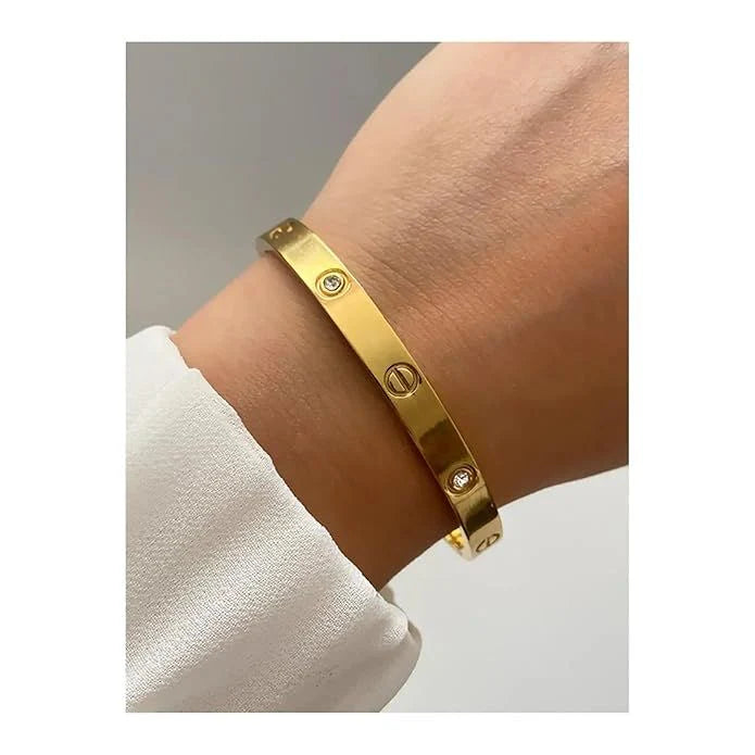 Stainless Steel Girls Bracelet | Modern Minimalist Everyday Jewelry