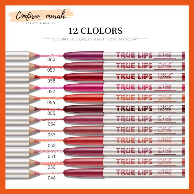 Me Now True Lips Lip Liner Pencil (Single Piece) – Smooth Long-Lasting Lip Contour