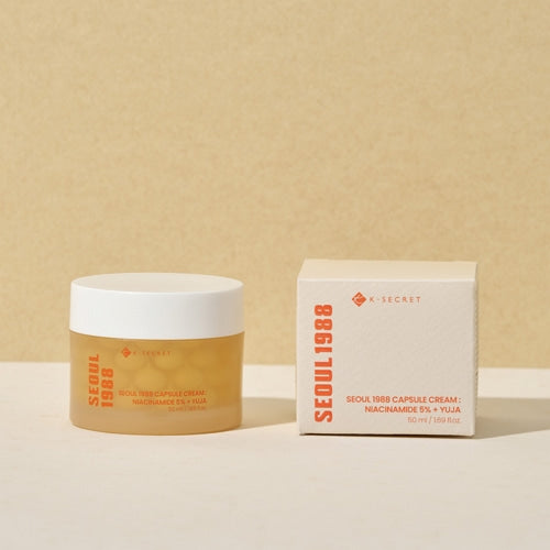 K-Secret - Seoul 1988 Capsule Cream: Niacinamide 5%+Yuja 50ml - Makeup Stash Pakistan