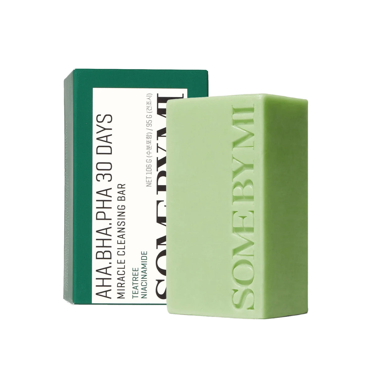 Some By Mi - AHA, BHA, PHA 30 Days Miracle Cleansing Bar 95g-Makeup Stash Pakistan