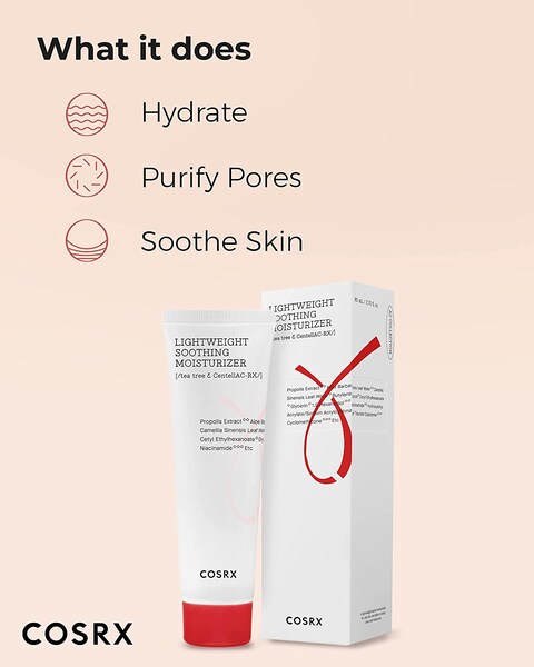 Cosrx - AC Collection Lightweight Soothing Moisturizer 80ml - Makeup Stash Pakistan