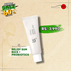 Beauty of Joseon Relief Rice Probiotics Sun SPF50+ PA++++ 50 ML - Makeup Stash Pakistan