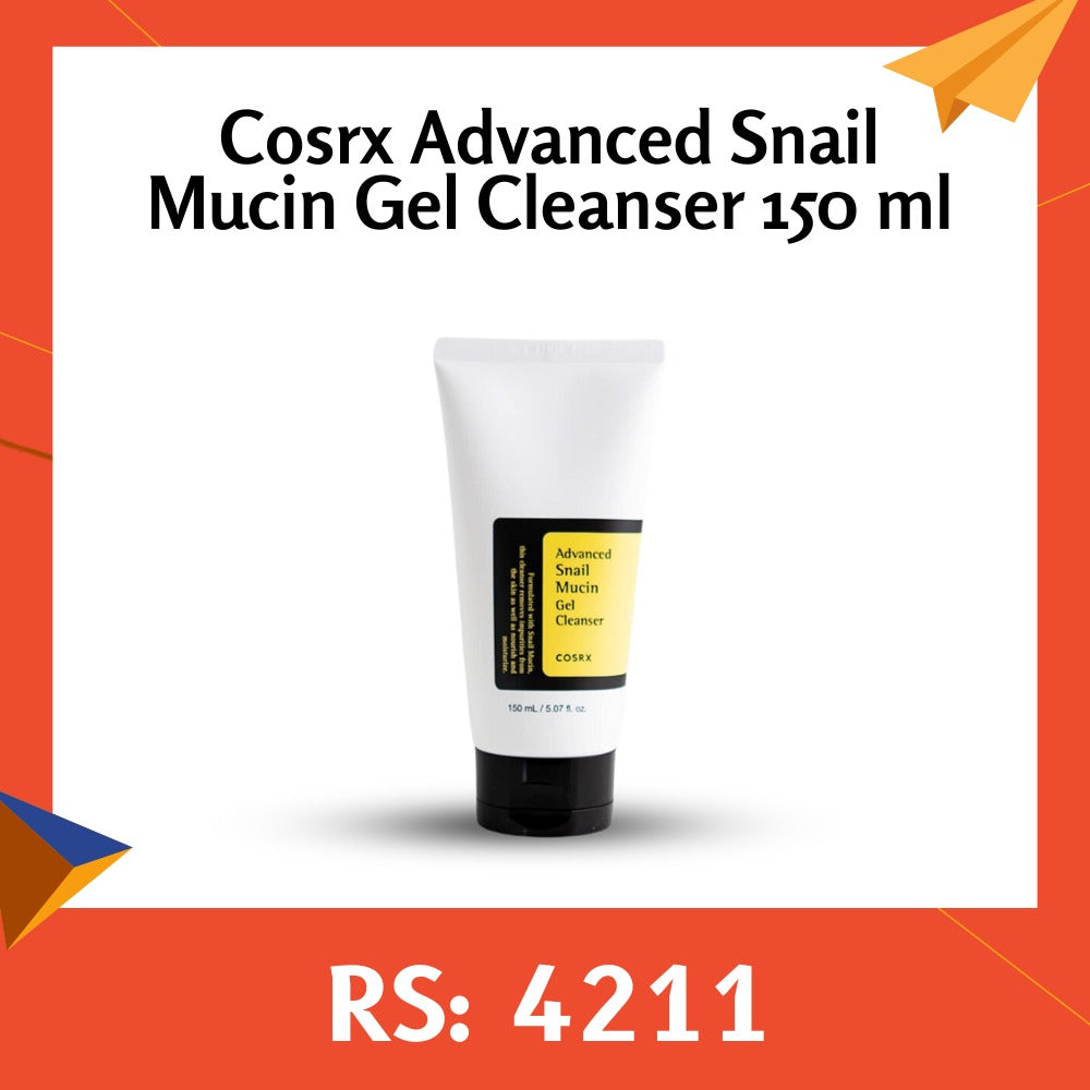 Cosrx Advanced Snail Mucin Gel Cleanser 150ml at Makeup Stash pakistan