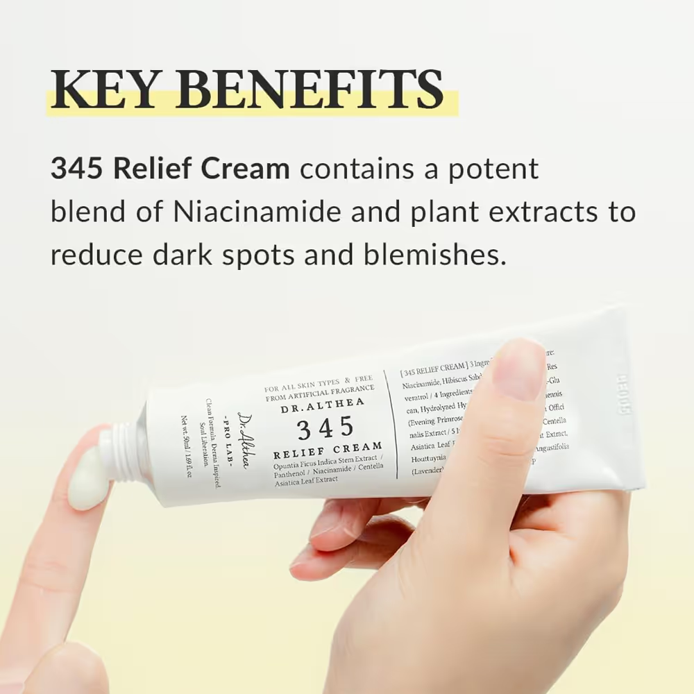 Dr. Althea,Relief Cream,soothing skin cream,hydrating cream,skin moisturizer,Makeupstashpk
