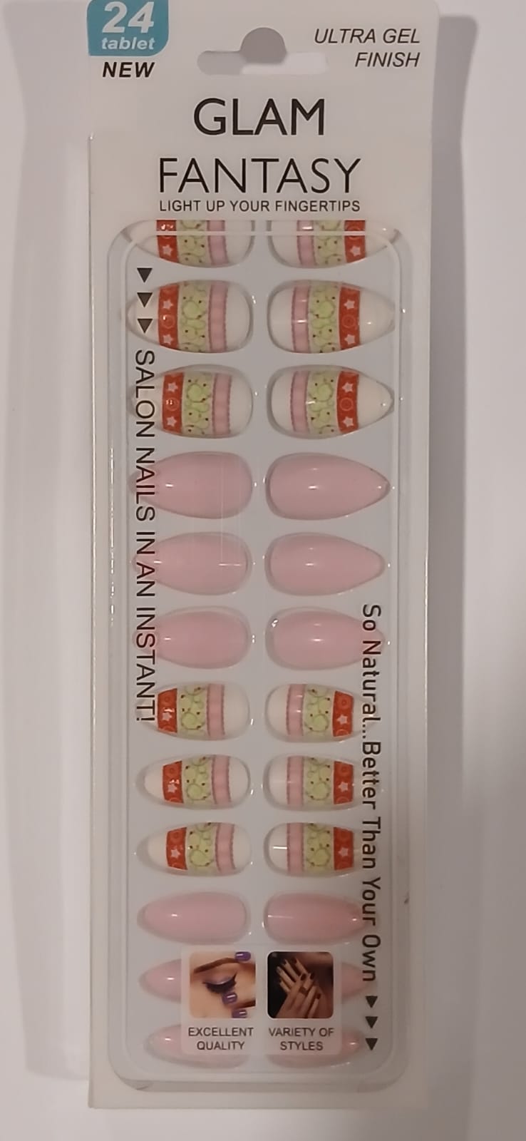 Glam Fantasy Light Up Your Fingertips Nails - Makeup Stash Pakistan