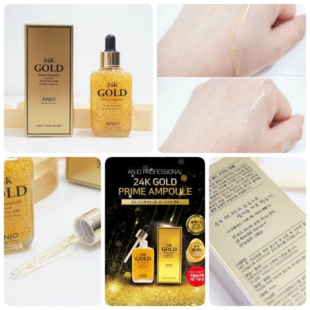 Gold serum,, Wrinkle repair serum, Anti-Aging , Korean Serum , Radiant, Firm , Hydrated Skin- Makeup Stash Pakistan