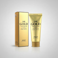 Gold face wash, Foam cleanser korean, Brightening face cleanser, Deep cleansing face wash,Hydrating foam cleanser, Daily face wash, Gold skincare cleanser, Pore cleansing face wash - Makeup Stash Pakistan

