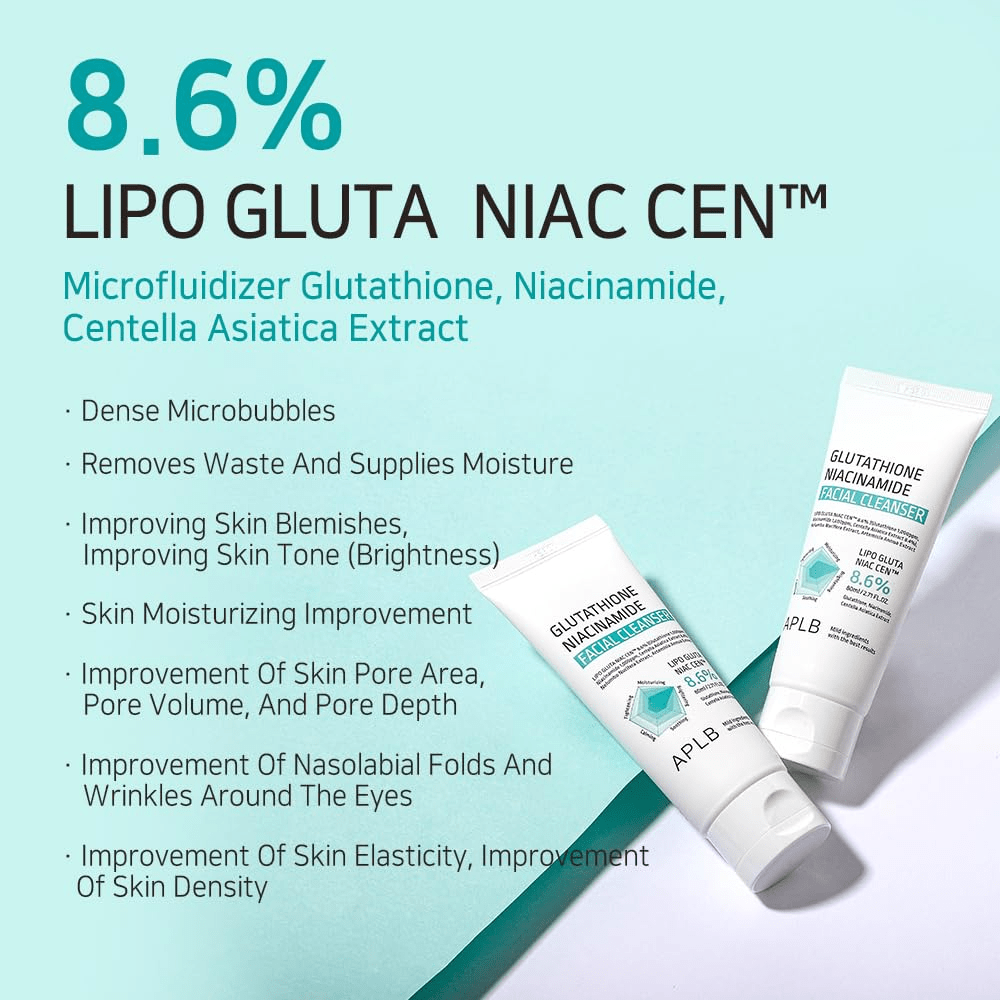 Glutathione Face Wash, Niacinamide Cleanser, Brightening Cleanser Pakistan, Korean Face Wash, Face Cleanser for Glow, Dark Spot Face Wash, Oil Control Cleanser, Gentle Facial Cleanser, Acne Skin Face Wash, Even Tone Cleanser- Makeup Stash Pakistan