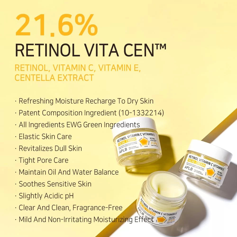 ALPB-Retinol Vitamin C Vitamin E Facial Cream 55ml  Makeup Stash Pakistan