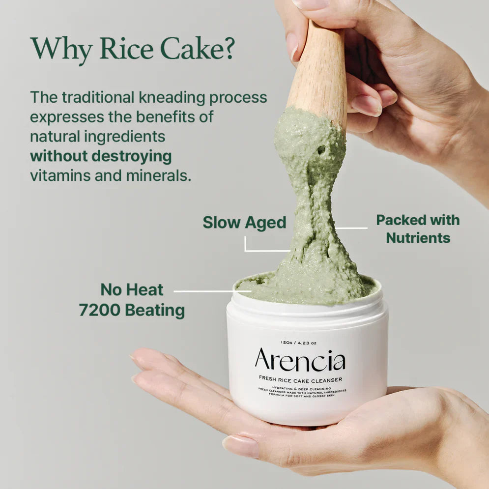 arencia mochi cleanser, rice cleanser face wash, gentle face cleanser, hydrating cleanser, korean skincare cleanser, arencia rice mochi cleanser, soft skin face wash, sensitive skin cleanser, daily face wash, moisturizing cleanser - Makeupstashpk