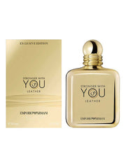 ARMANI STRONGER WITH YOU LEATHER EXCL MEN EDP 100ML - Makeup Stash Pakistan