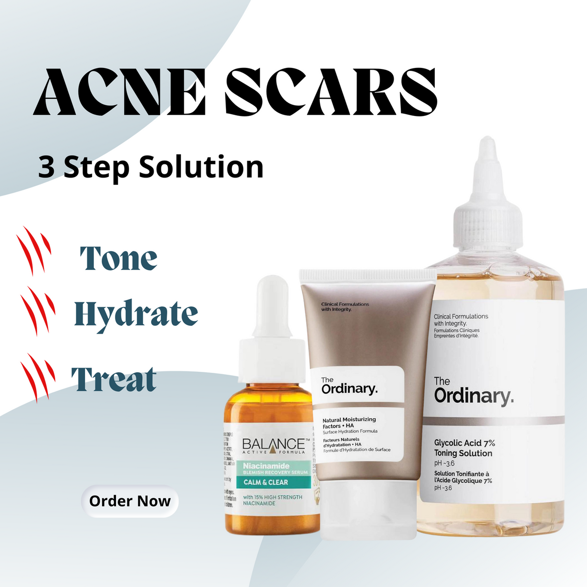 Acne Blemishes & Scars Solution Bundle - Makeup Stash Pakistan