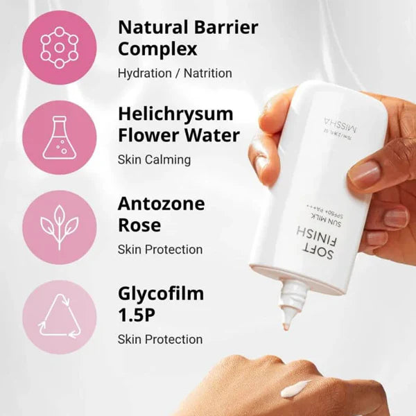 korean sunscreen, lightweight sunscreen, hydrating sun cream, daily sun protection, face sunscreen spf, broad spectrum sunscreen, non-greasy sunscreen - Makeup Stash Pakistan