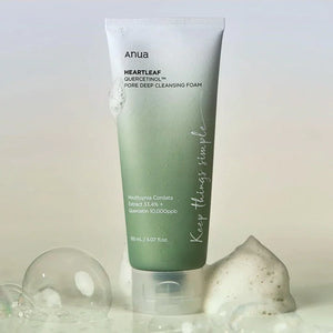 Gentle Korean Foam Cleanser, Sensitive Skin,  Oily Skin ,Pore Deep Cleansing Foam - Makeup Stash Pakistan