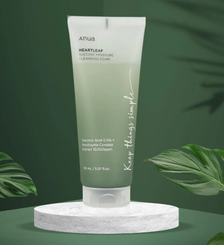 Anua Succinic Moisture Cleansing Foam 150ml